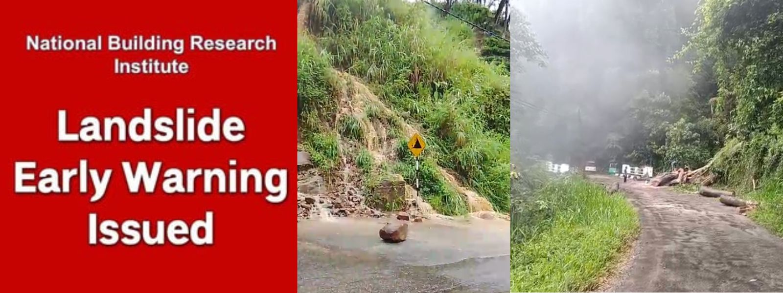 Landslide Red Alert Issued in Kandy, Nuwara Eliya
